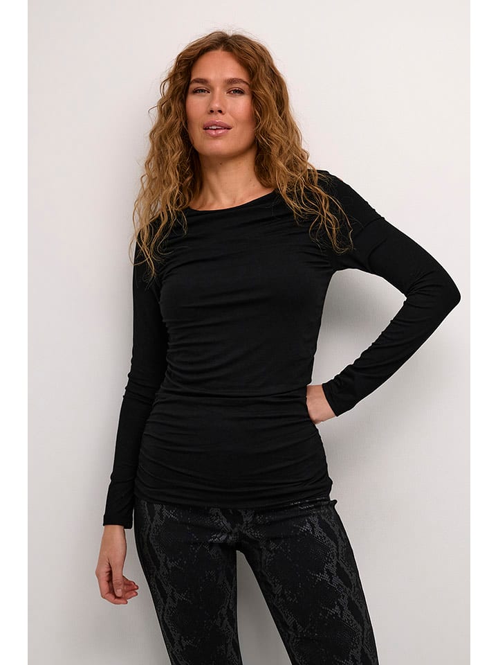 Kaffe Bluzka w kolorze czarnym rozmiar: L