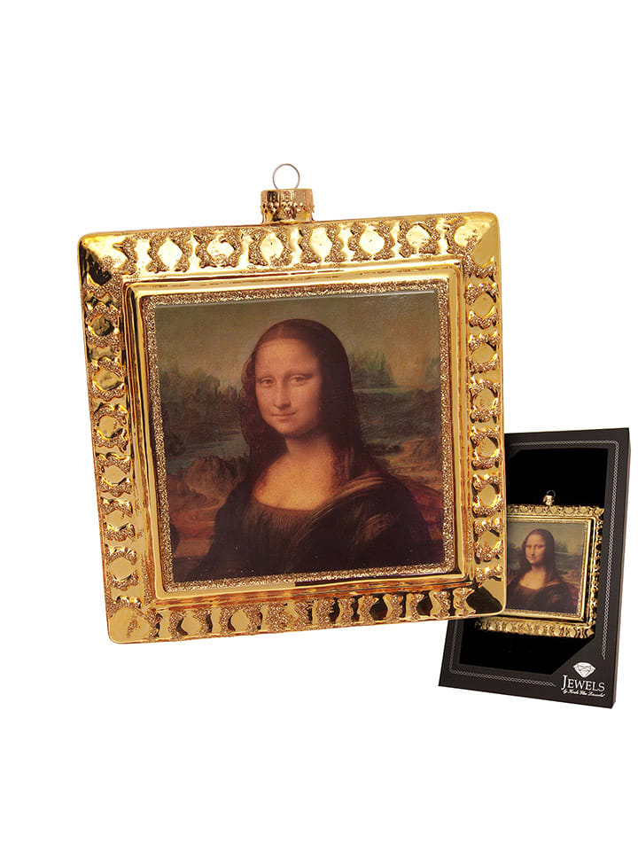 Krebs Glas Lauscha Ozdoba choinkowa w kolorze złotym - 15 x 15 cm rozmiar: onesize