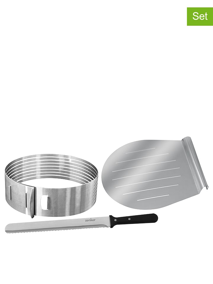 Zenker 3-częściowy zestaw "Patisserie" do tortu rozmiar: onesize