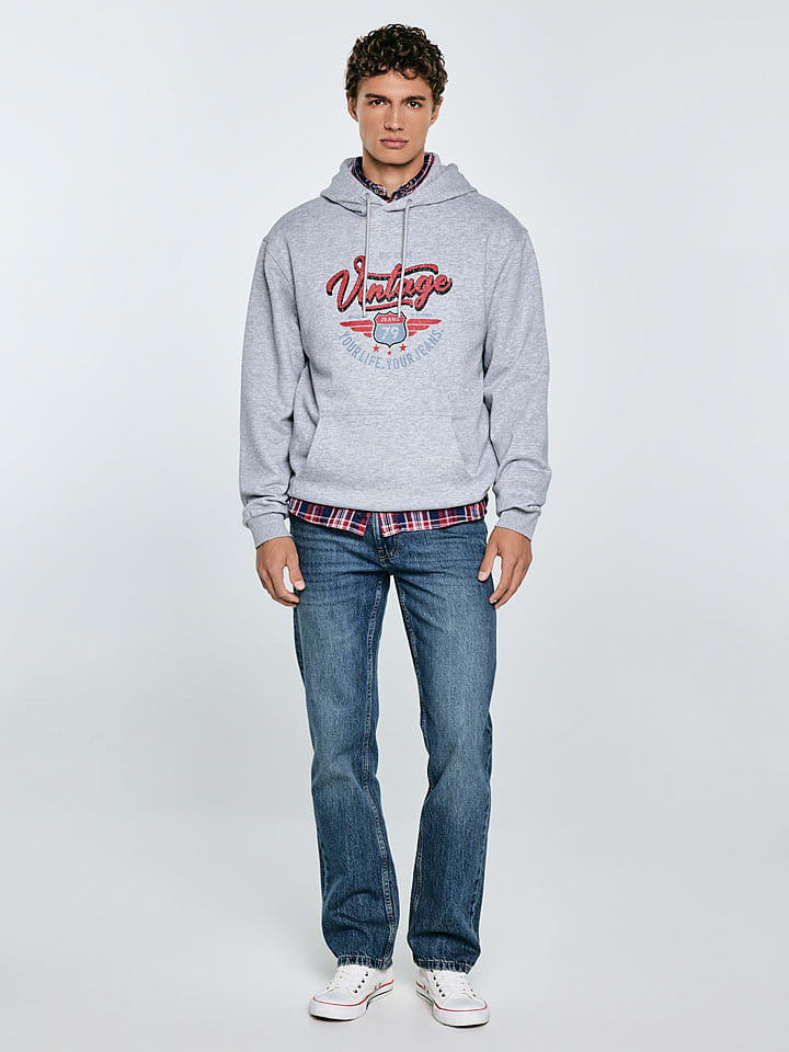 BIG STAR Bluza "Luka" w kolorze szarym rozmiar: XL