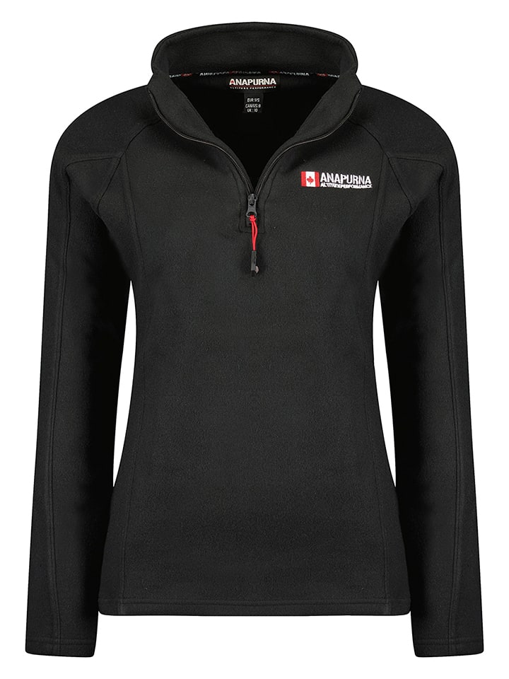 ANAPURNA Bluza polarowa "Tonneauhz" w kolorze czarnym rozmiar: XL