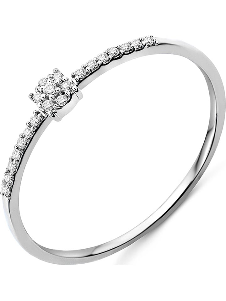 Revoni Złoty pierścionek z diamentami rozmiar: 50