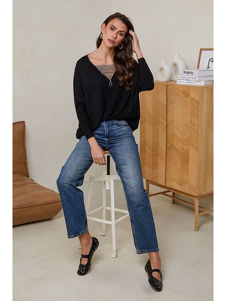 Soft Cashmere Sweter w kolorze czarnym rozmiar: 38/40