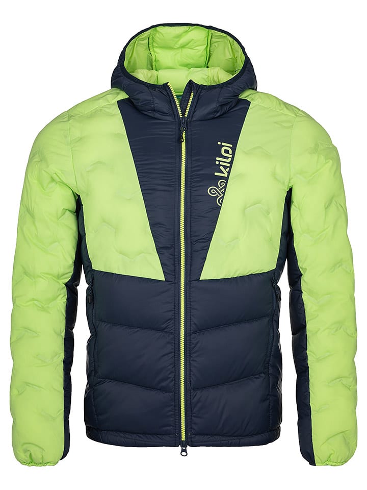 Kilpi Kurtka "Tevery" w kolorze zielono-granatowym ze wzorem rozmiar: XXL