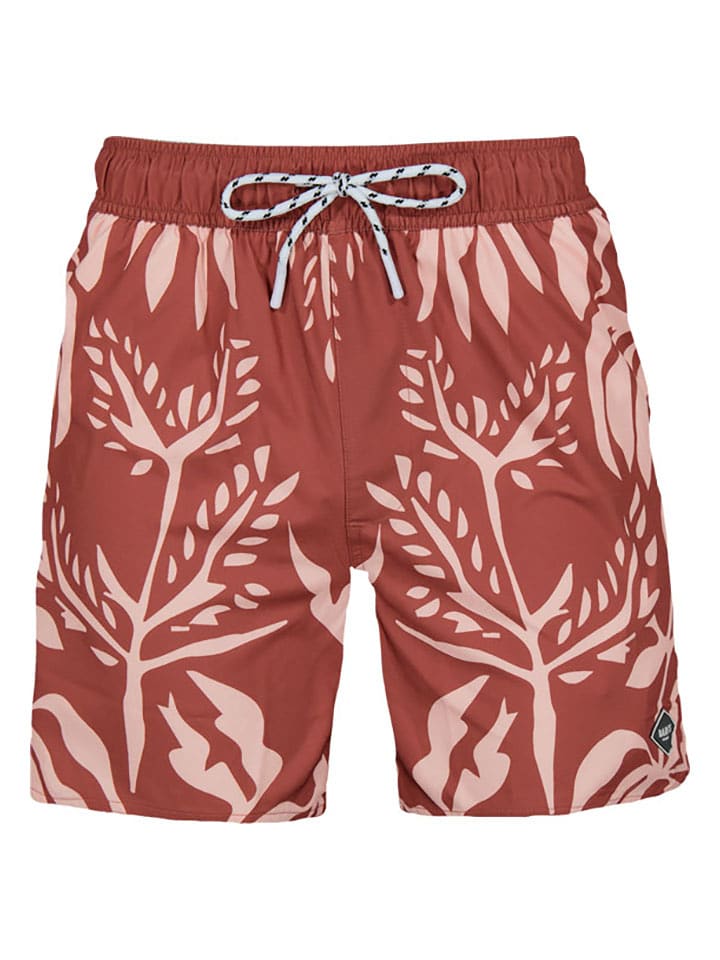 Barts Szorty kąpielowe "Torresk" w kolorze jasnoróżowo-czerwonym rozmiar: S