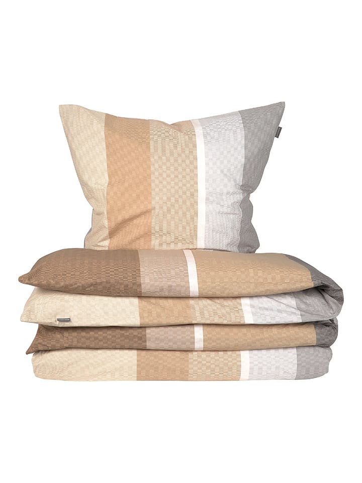 Schiesser Komplet pościeli renforcé w kolorze beżowym rozmiar: 155x220 cm