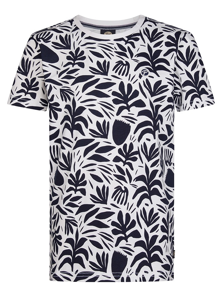 Petrol Industries Koszulka w kolorze czarno-białym rozmiar: 164