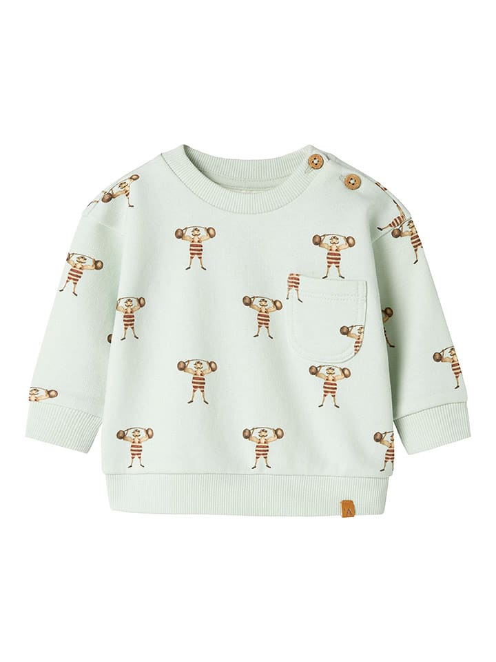 Lil Atelier Bluza w kolorze zielonym rozmiar: 56