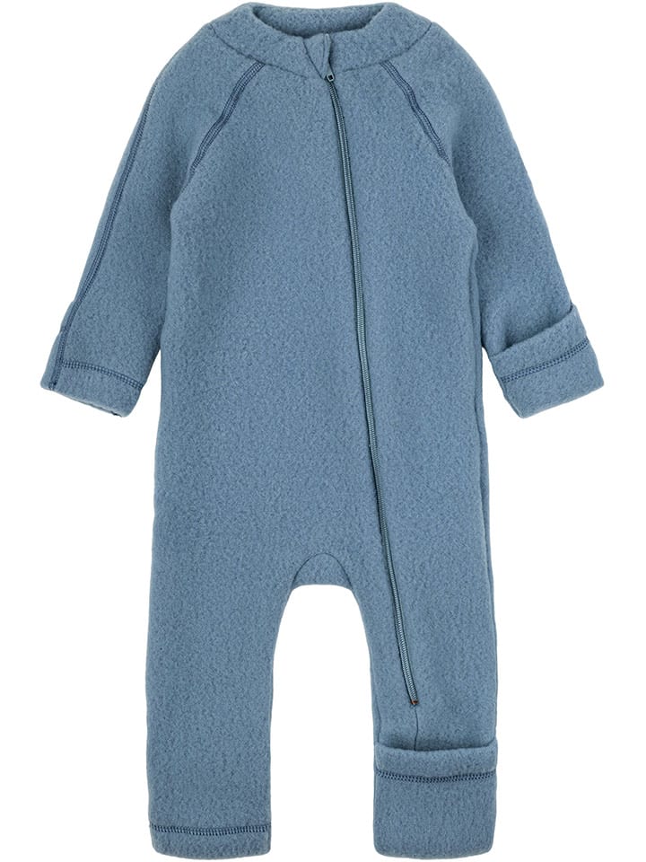 mikk-line Wełniany kombinezon w kolorze niebieskim rozmiar: 92