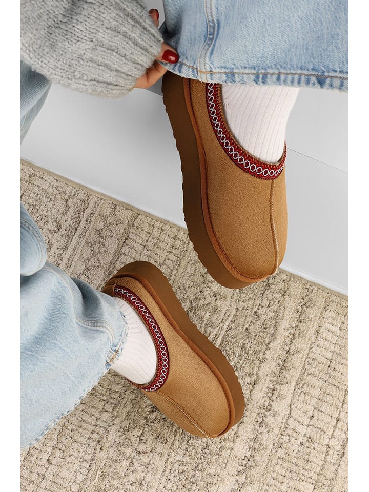 trendyol Botki w kolorze jasnobrązowym rozmiar: 40