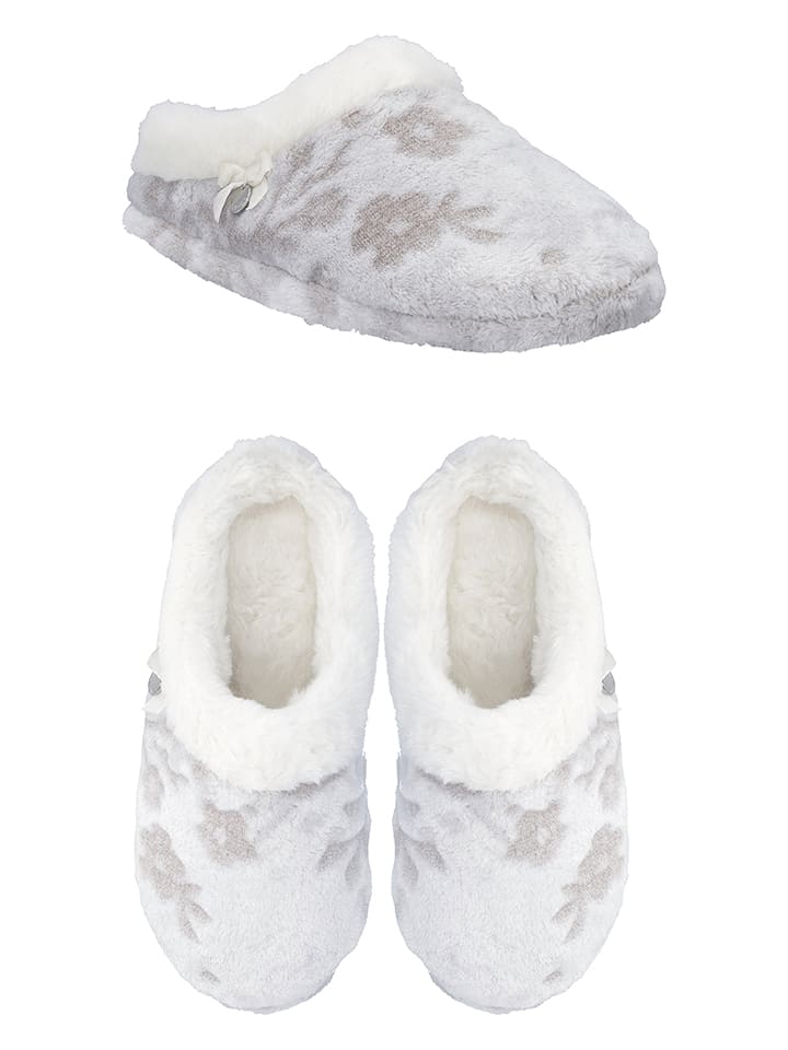 maryplaid Kapcie w kolorze szarym rozmiar: 40/41