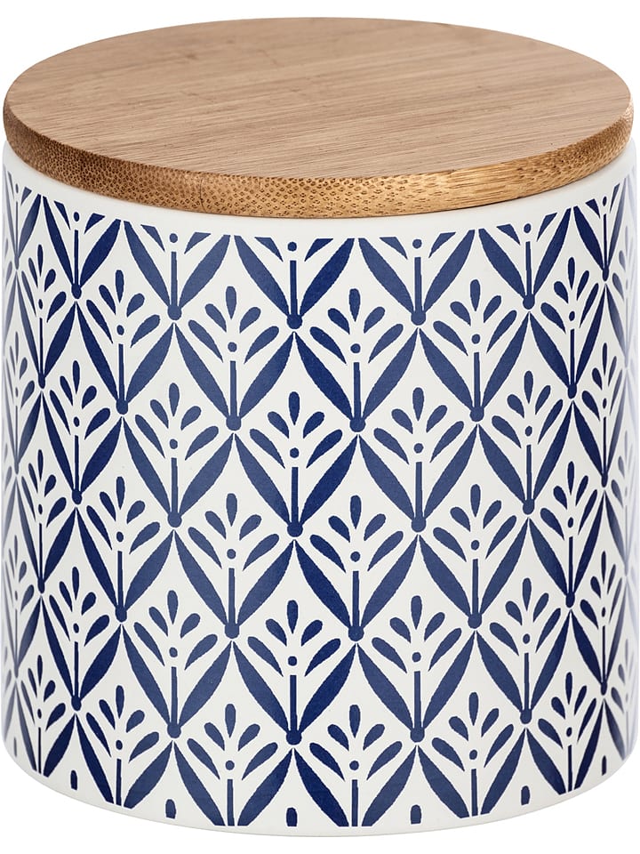Wenko Pojemnik "Lorca" w kolorze niebiesko-białym - 450 ml rozmiar: onesize