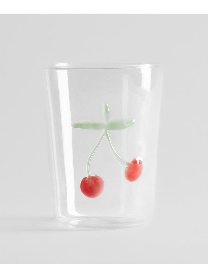 Homla Szklanka "Cepillo" w kolorze czerwono-zielonym - 400 ml rozmiar: onesize