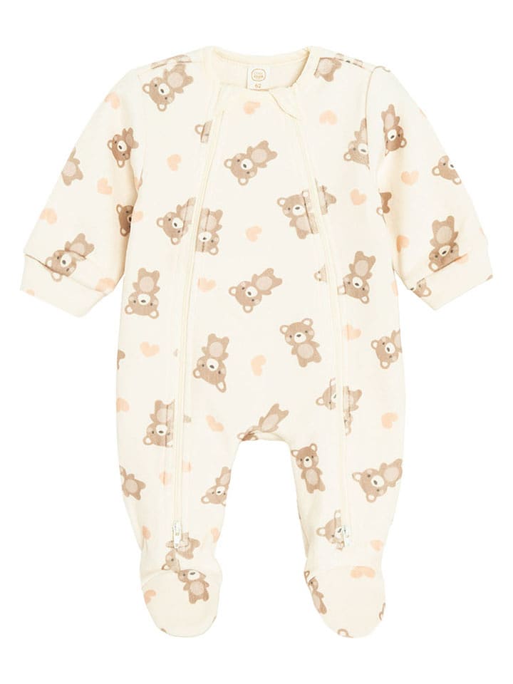 COOL CLUB Śpioszki w kolorze kremowym rozmiar: 62