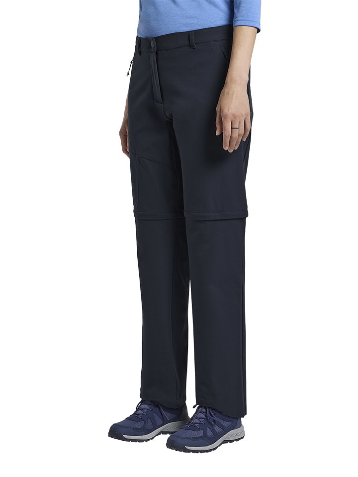 Jack Wolfskin Spodnie funkcyjne "Pico Trail" w kolorze granatowym rozmiar: 38/R