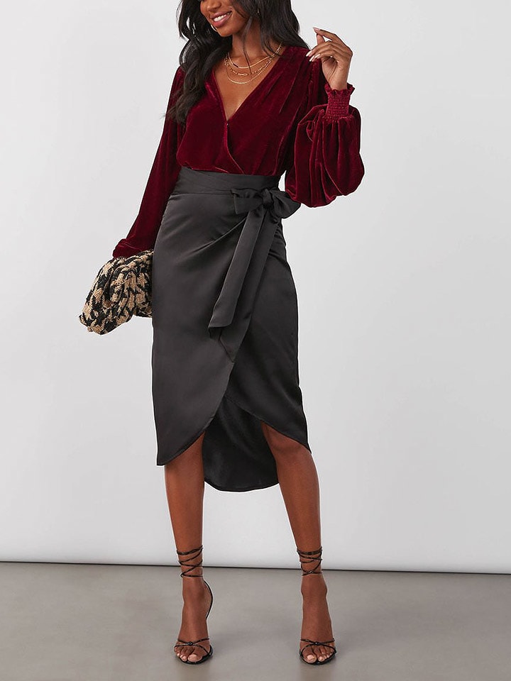 Milan Kiss Bluzka w kolorze czerwonym rozmiar: S