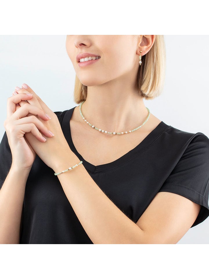 COEUR DE LION Naszyjnik z elementami ozdobnymi - dł. 42 cm rozmiar: onesize