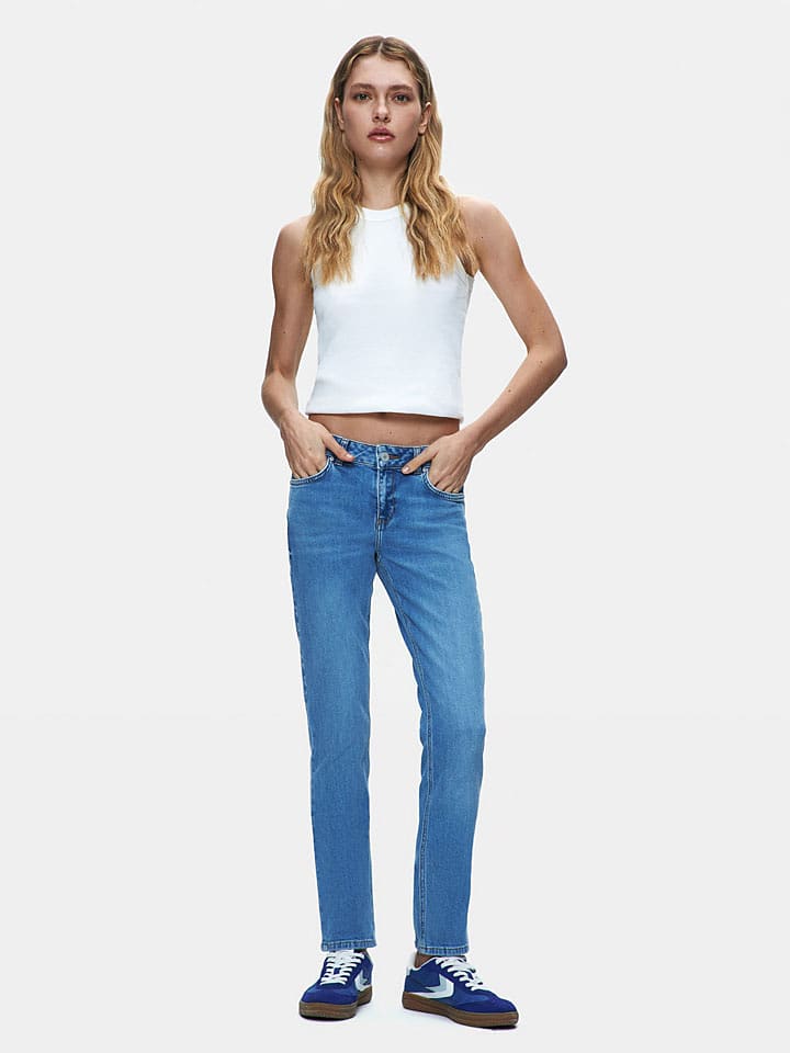 LTB Dżinsy "Fallon 200" - Slim fit - w kolorze niebieskim rozmiar: W30/L32