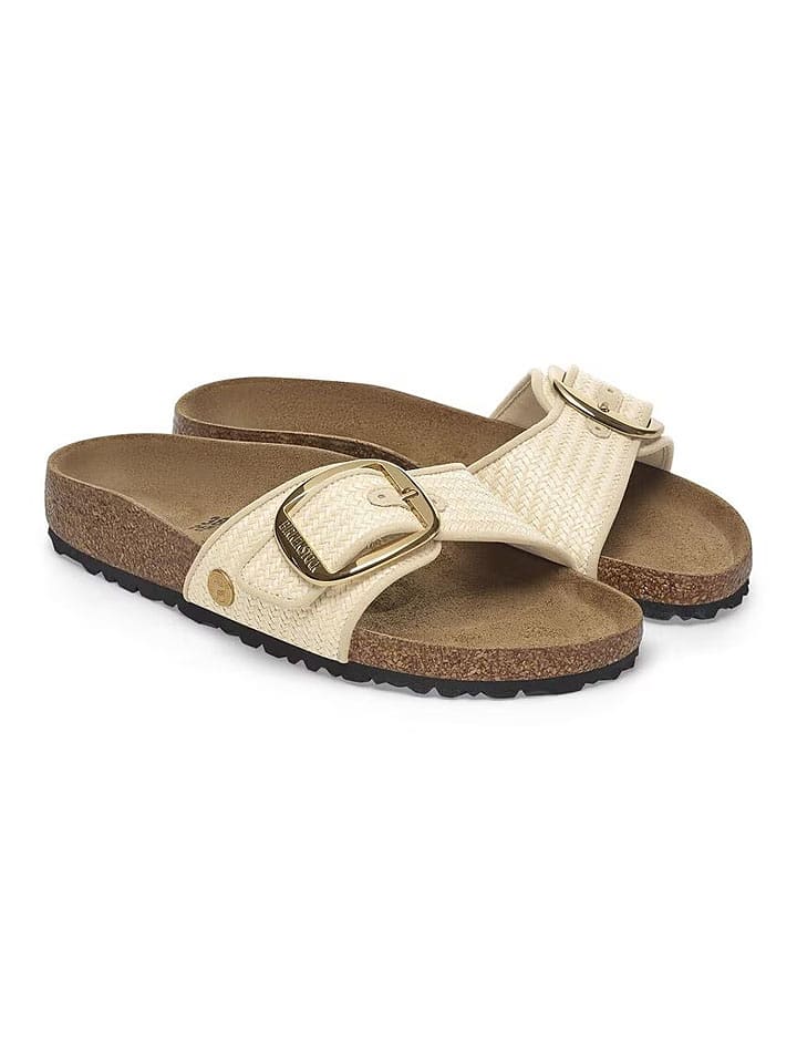 Birkenstock Klapki "Madrid" w kolorze beżowym rozmiar: 41