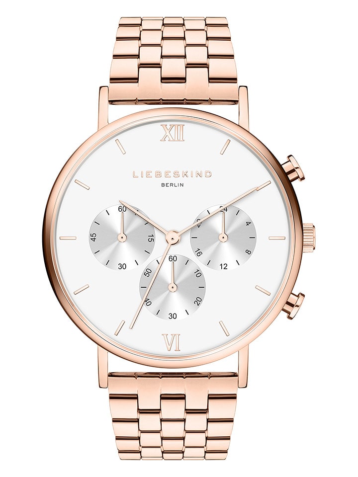 Liebeskind Chronograf w kolorze różowozłoto-białym rozmiar: onesize