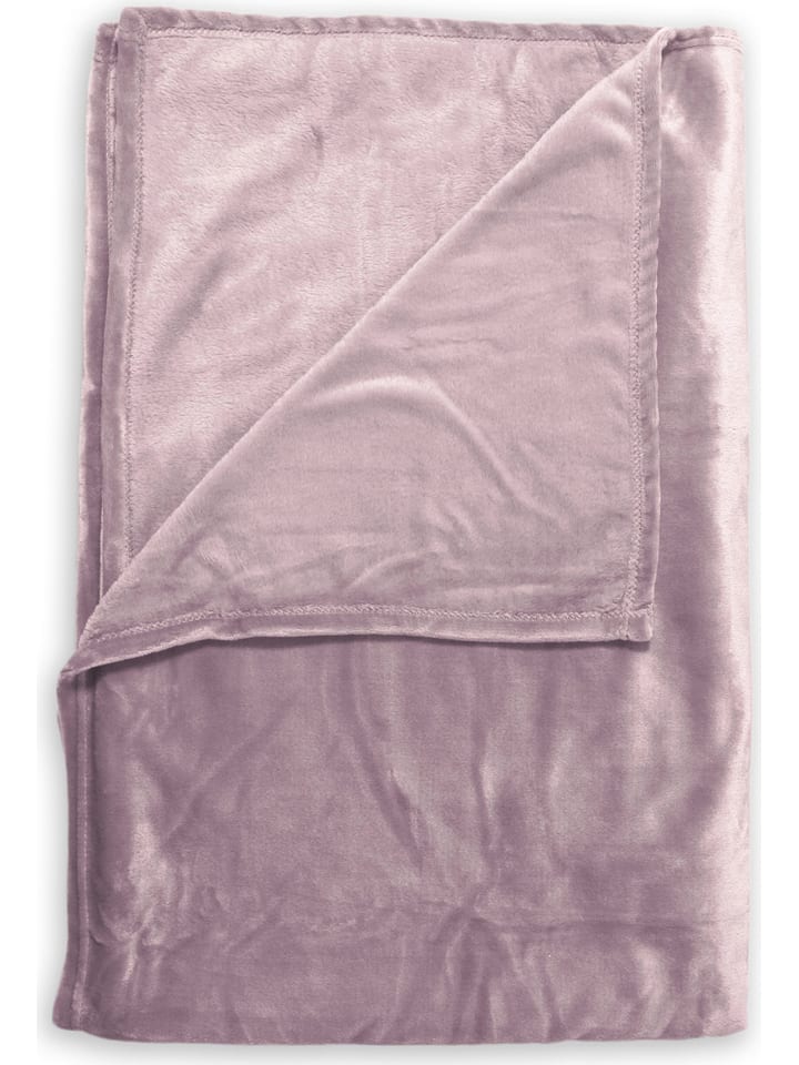 Zo!Home Pled "Cara" w kolorze jasnoróżowym rozmiar: 140x200 cm