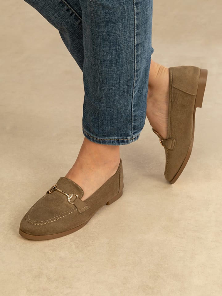 Bellucci Mokasyny w kolorze khaki rozmiar: 41