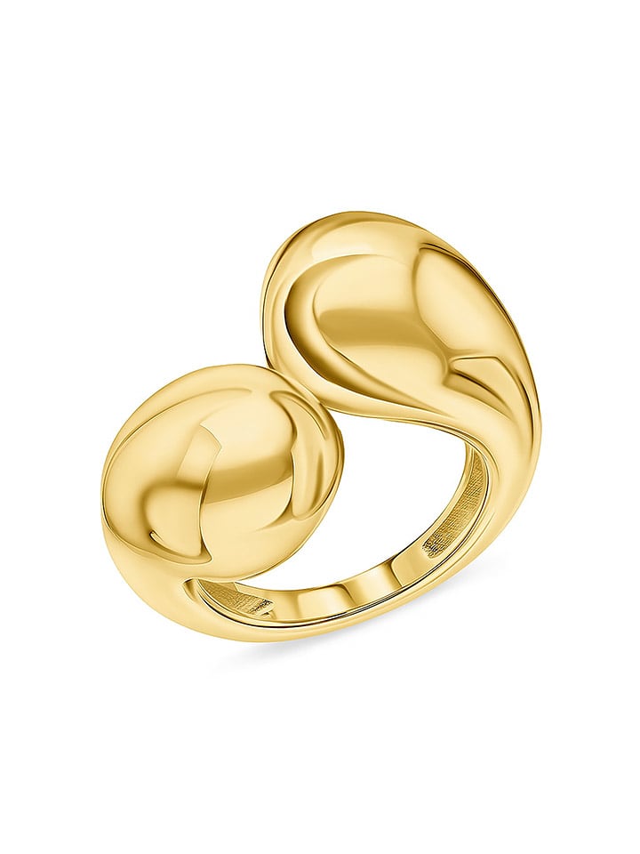 DI GIORGIO Pozłacany pierścionek rozmiar: 56