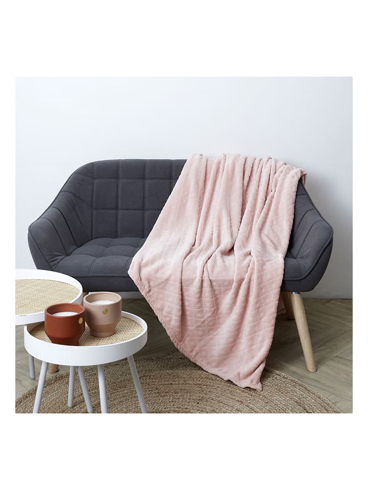 Ethnical Life Pled w kolorze jasnoróżowym - 200 x 140 cm rozmiar: onesize