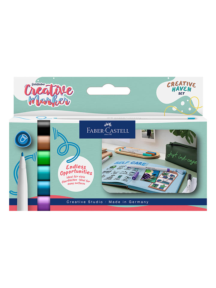Faber-Castell Flamastry (6 szt.) "Gofa Creative Marker Haven" rozmiar: onesize