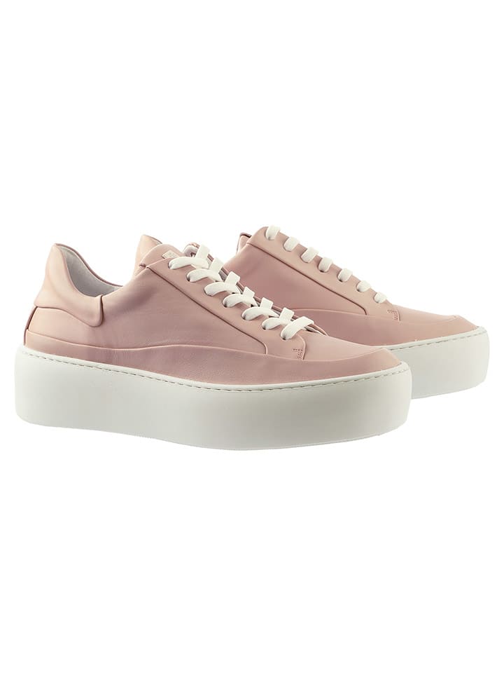 Högl Skórzane sneakersy w kolorze jasnoróżowym rozmiar: 40