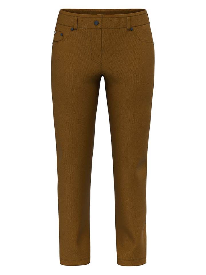 Salewa Spodnie sztruksowe "Fanes" w kolorze brązowym rozmiar: 40