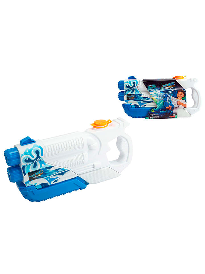 Simba Zabawka wodna "Waterzone Storm Double Blaster" w kolorze białym - 3+ rozmiar: onesize