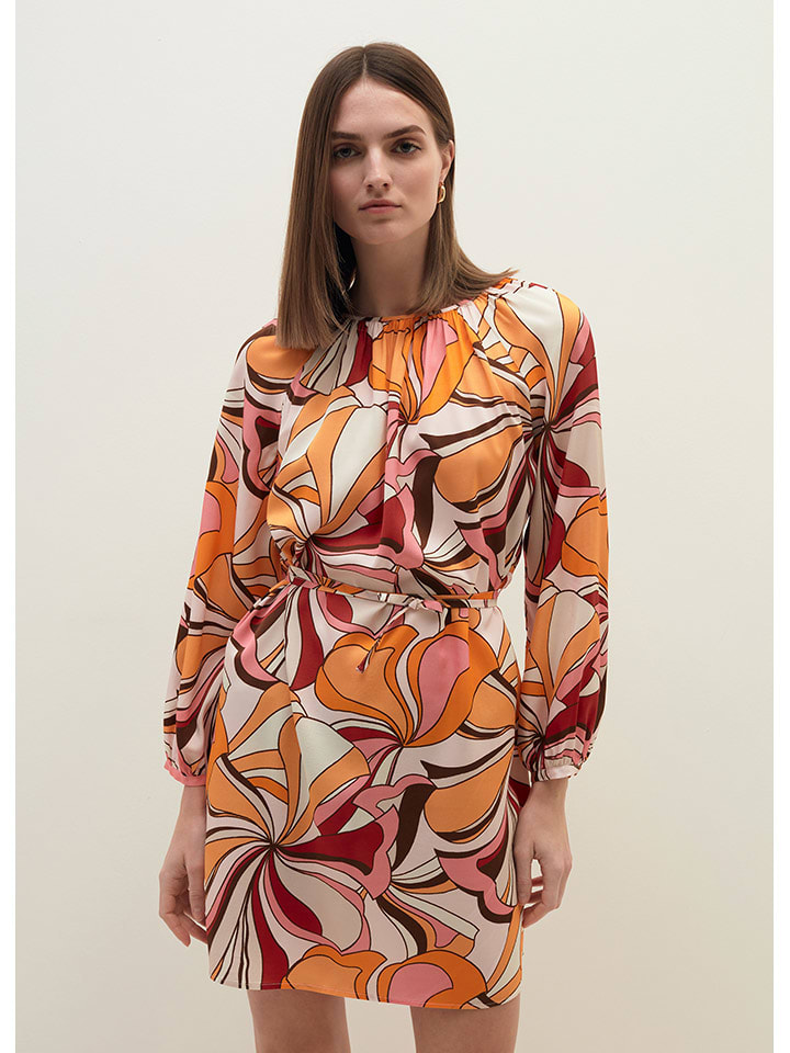 STEFANEL Sukienka ze wzorem rozmiar: 38