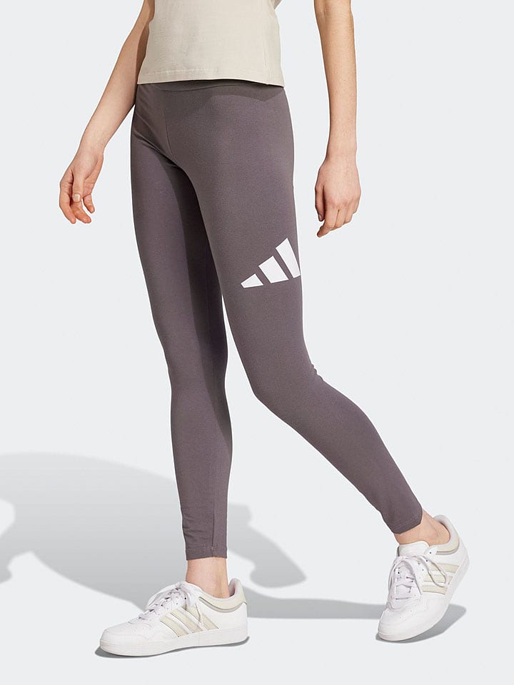 adidas Legginsy funkcyjne w kolorze szarym rozmiar: M