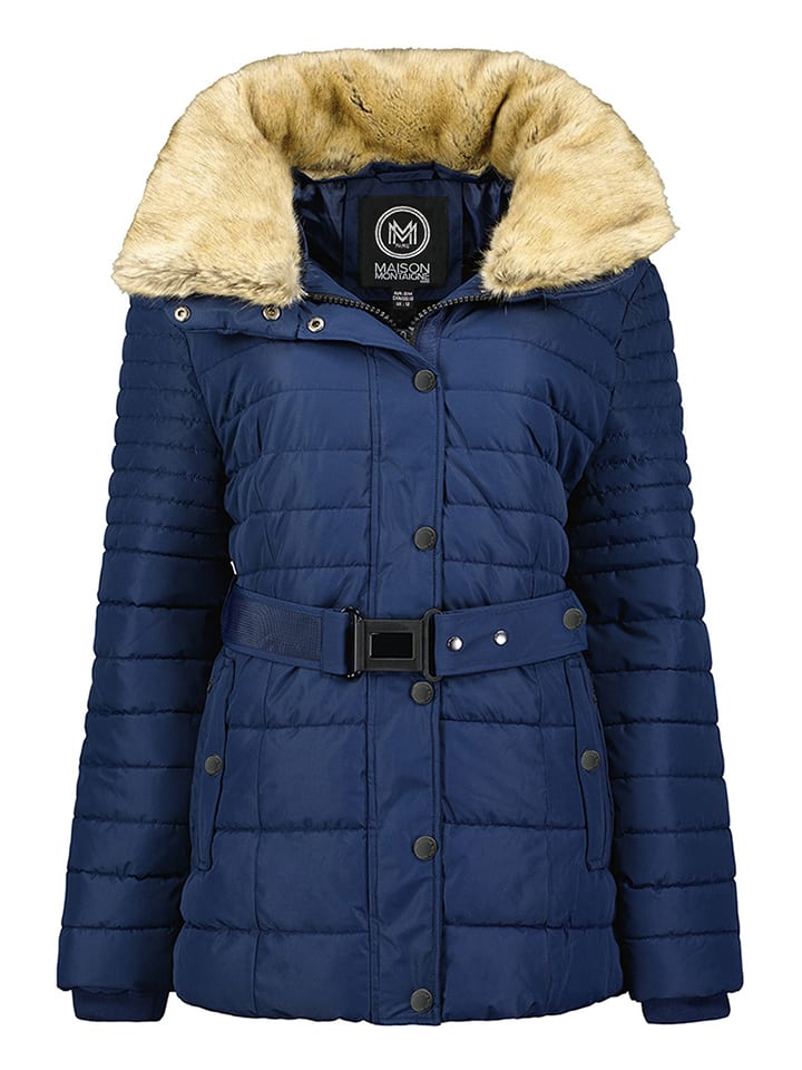 Maison Montaigne Parka "Bellemai" w kolorze granatowym rozmiar: S
