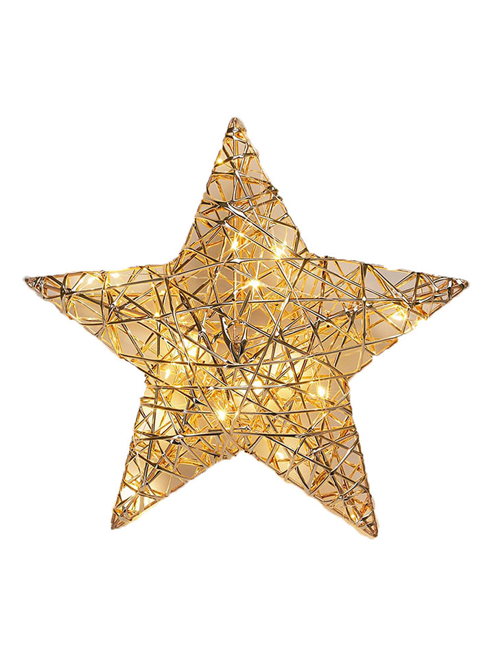 WellHome Zawieszka dekoracyjna LED w kolorze złotym - Ø 25 cm rozmiar: onesize