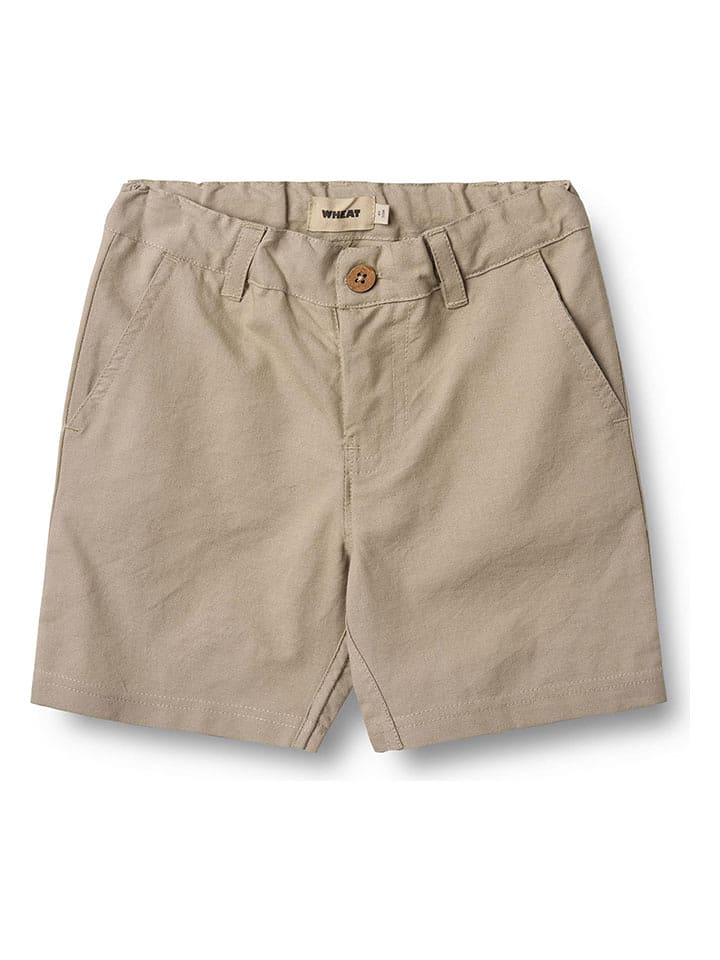 Wheat Szorty "Mogens" w kolorze beżowym rozmiar: 122