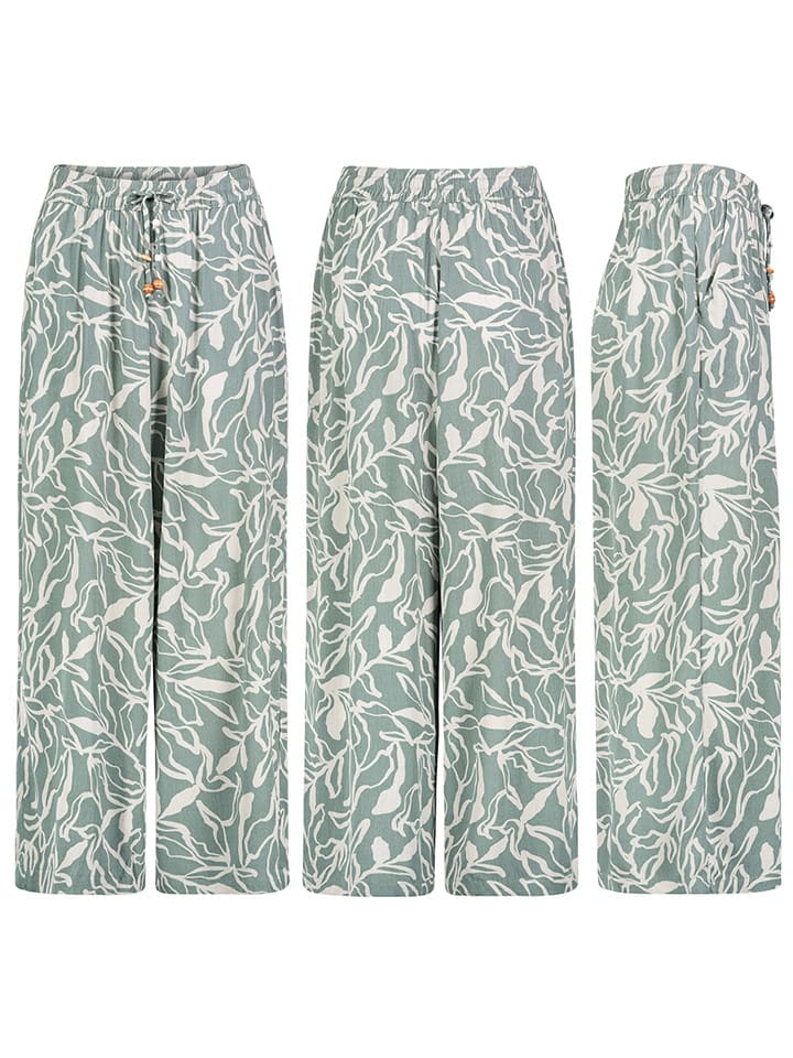 Eight2Nine Spodnie w kolorze miętowo-białym rozmiar: XS