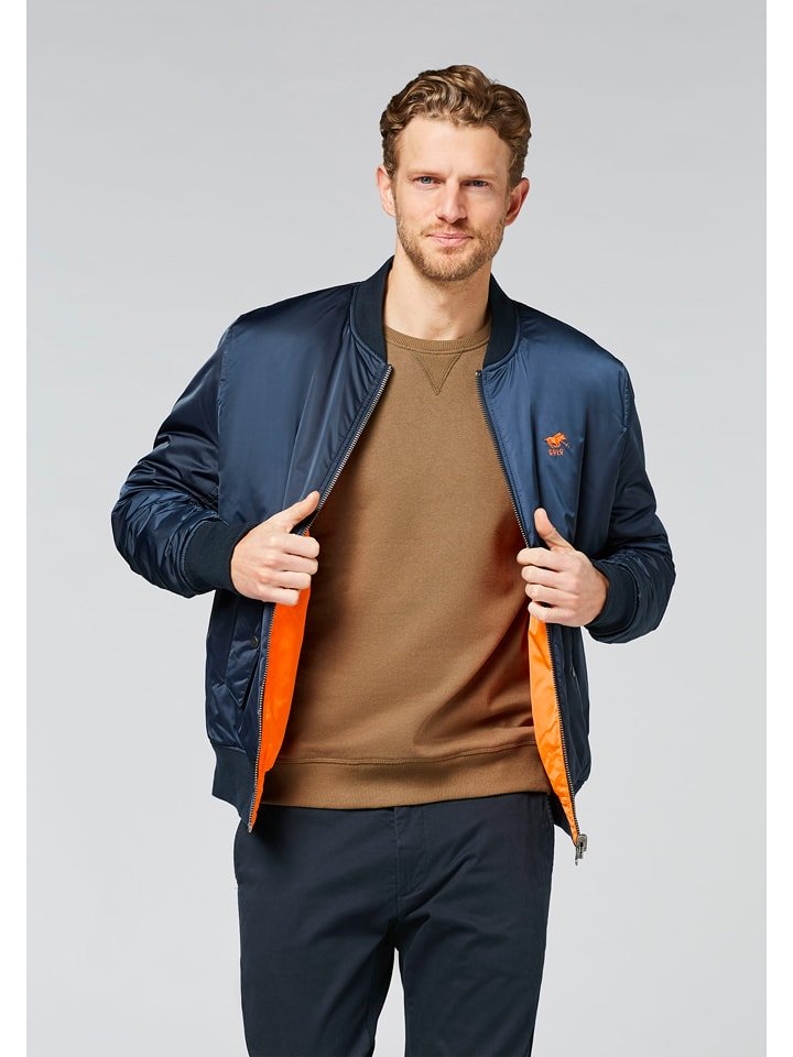 Polo Sylt Dwustronna kurtka przejściowa w kolorze granatowo-pomarańczowym rozmiar: XL