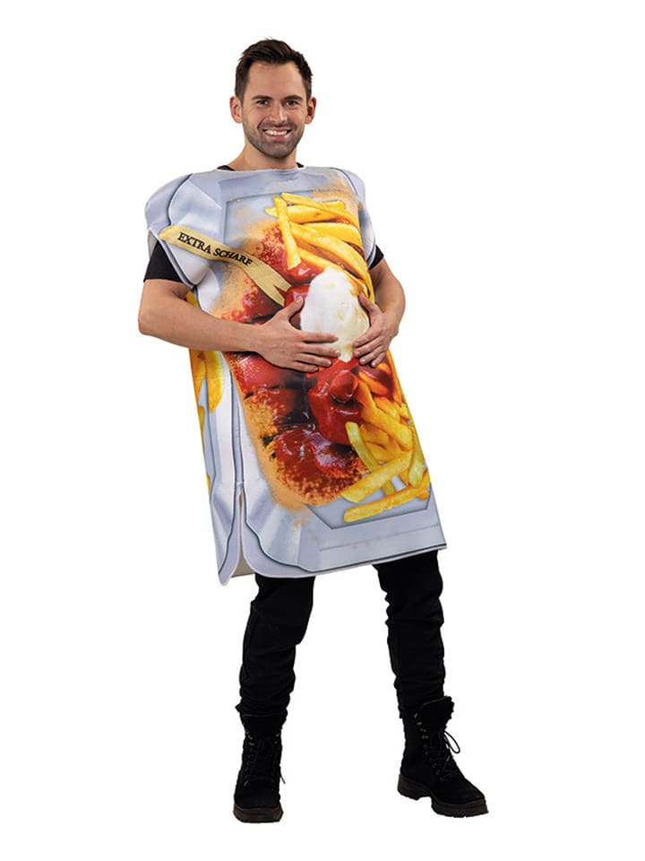 Party x People Kombinezon kostiumowy "Currywurst" ze wzorem rozmiar: onesize