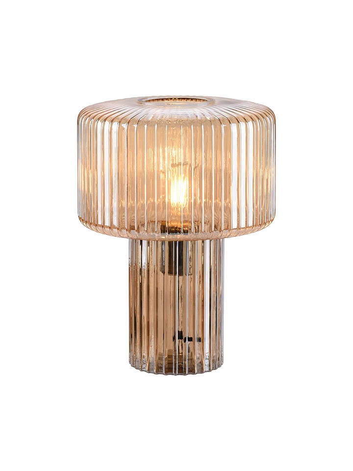 Paul Neuhaus Lampa stołowa w kolorze jasnobrązowym - wys. 35 x Ø 25 cm rozmiar: onesize