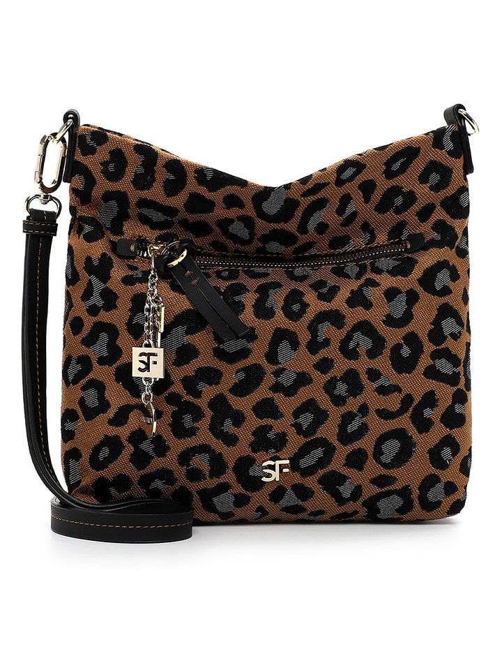 SURI FREY Torebka "Tammy" w kolorze jasnobrązowo-czarnym - 27 x 25 x 5 cm rozmiar: onesize