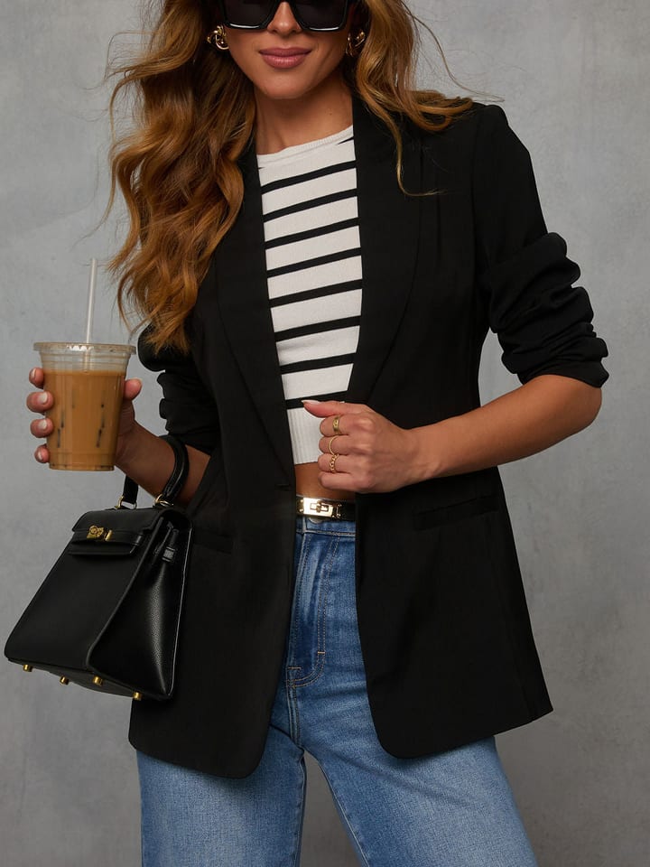 Milan Kiss Blezer w kolorze czarnym rozmiar: M