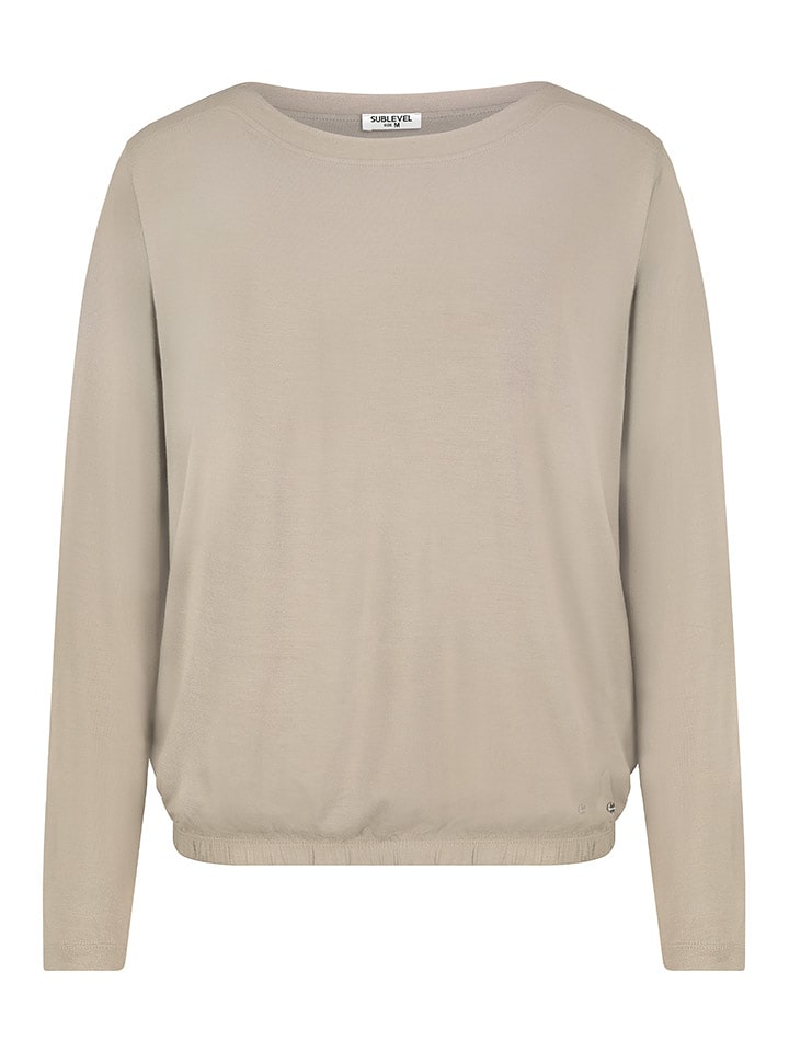 Sublevel Koszulka w kolorze beżowym rozmiar: L