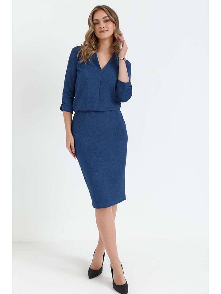 made of emotion Sukienka w kolorze niebieskim rozmiar: L