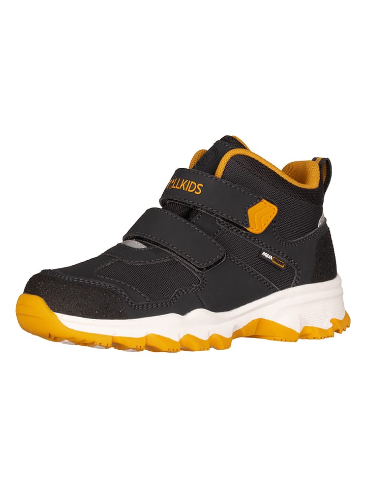Trollkids Botki turystyczne "Kjerag" w kolorze antracytowo-żółtym rozmiar: 26