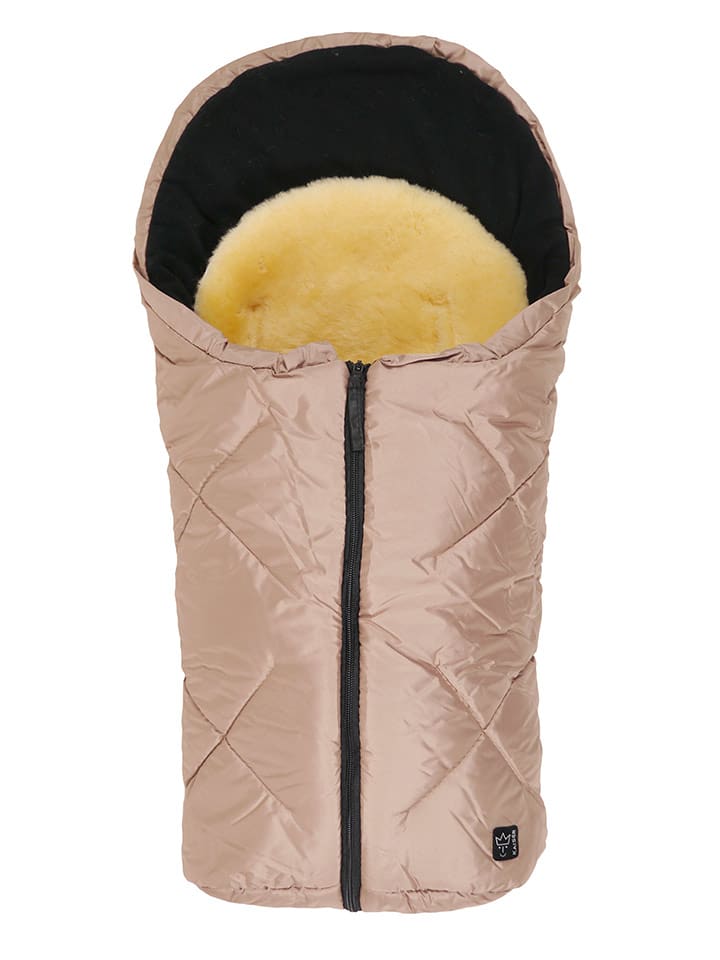 Kaiser Naturfellprodukte Śpiworek "Little Sheepy" w kolorze beżowym do fotelika - 80 x 40 cm rozmiar: onesize