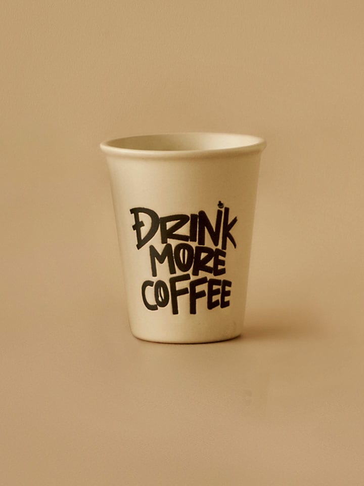 BELLA MAISON Kubek "Drink Espresso" w kolorze kremowym do kawy - 100 ml rozmiar: onesize