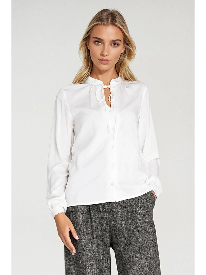 Nife Bluzka w kolorze białym rozmiar: 42