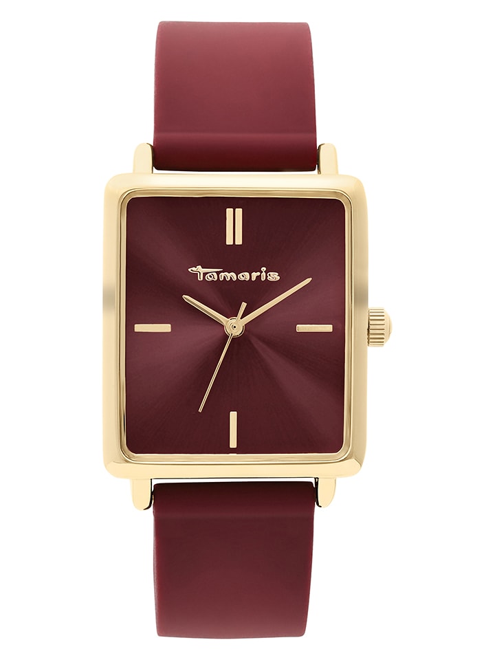 Tamaris Zegarek kwarcowy w kolorze złoto-bordowym rozmiar: onesize